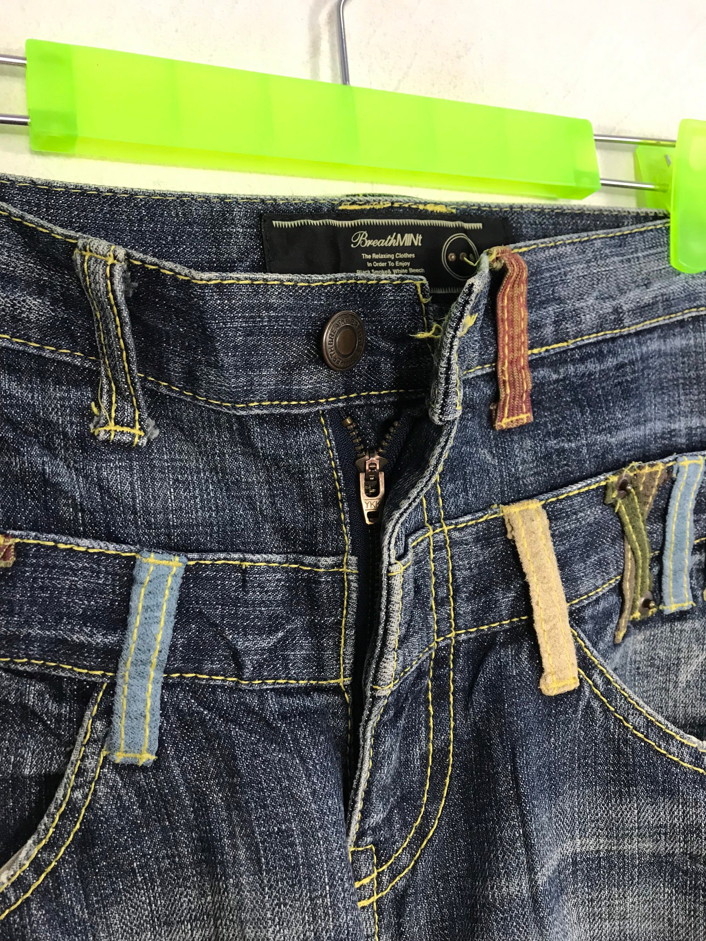 Vintage Japanese Brand Breath Mint BRTHBREATH Denim Jeans Double
