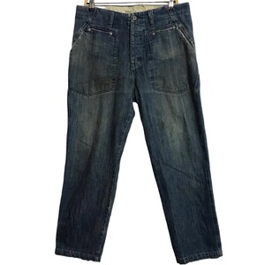 Vintage Real Mad Hectic Workwear Pants | Green Contrast Stitch, XL