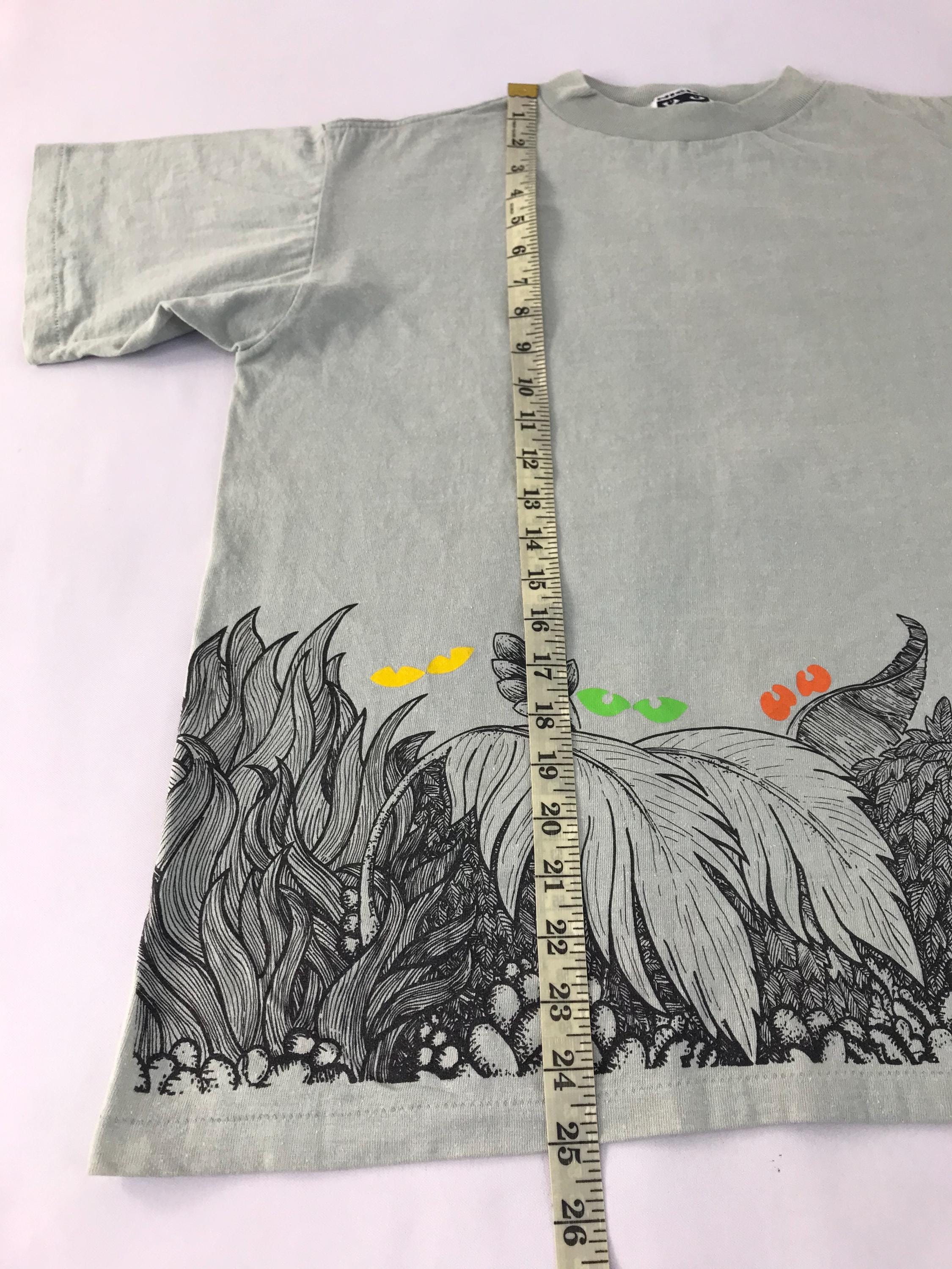 Vintage 90s Night Safari Singapore Nature Zoo Tee Printed Art 
