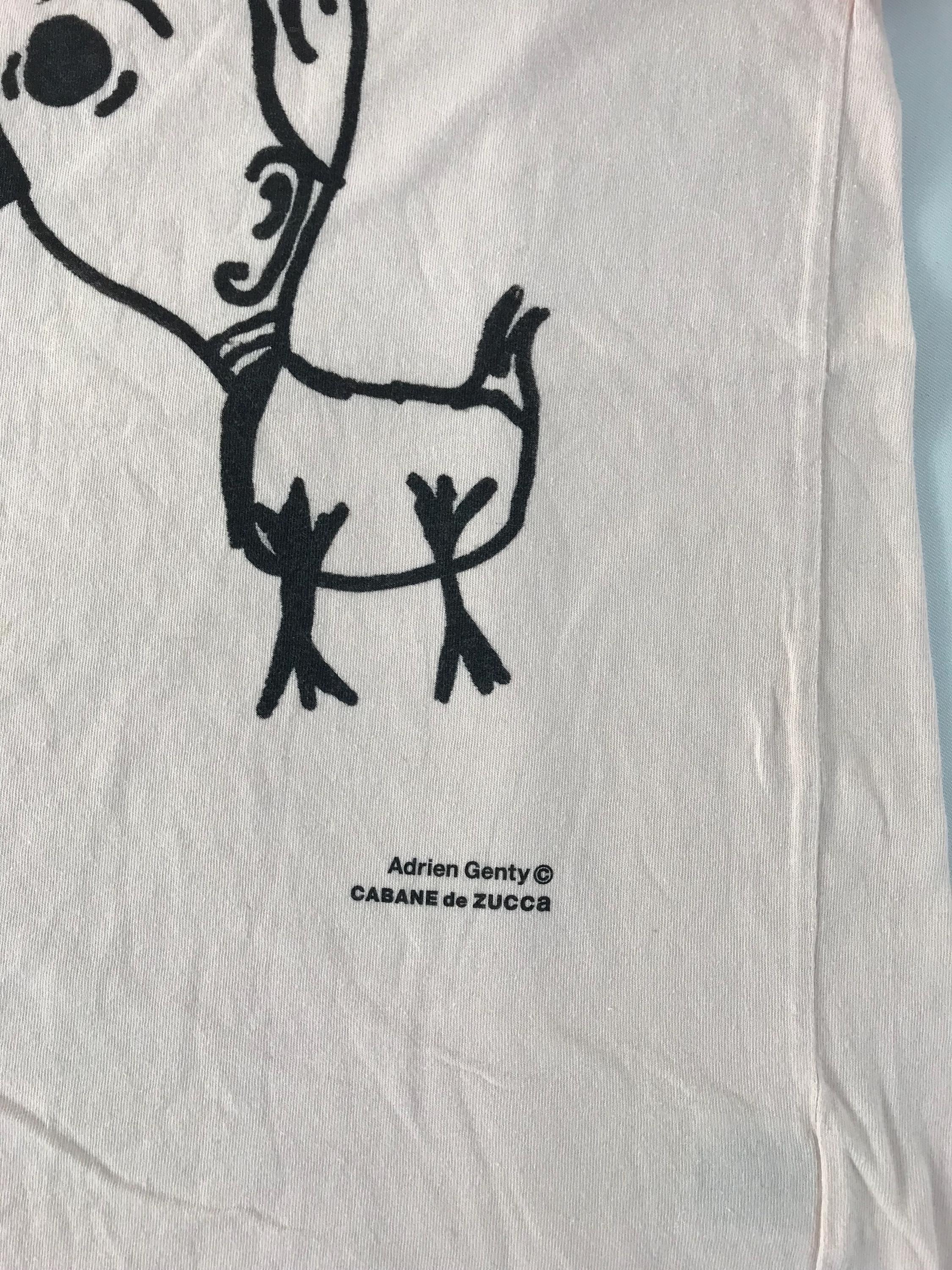 ヴィンテージ Cabane De Zucca x Adrien Genty Bird ビッグロゴ 