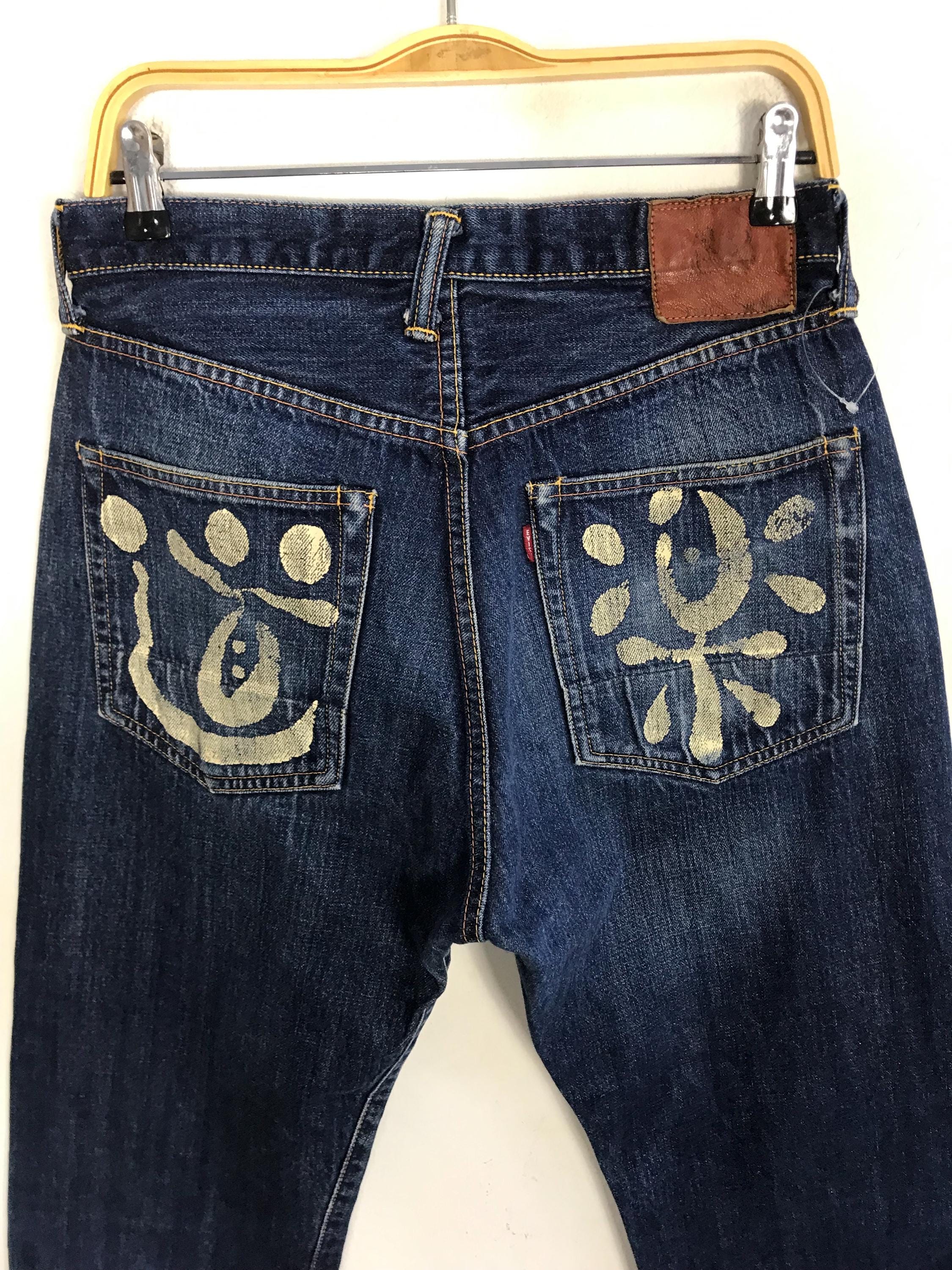超希少 take5 EVISU DRY BONES UEKI'S PHERROW Vintage Evisu Japan Gold Doraku Dowluck Indigo Denim Selvedge