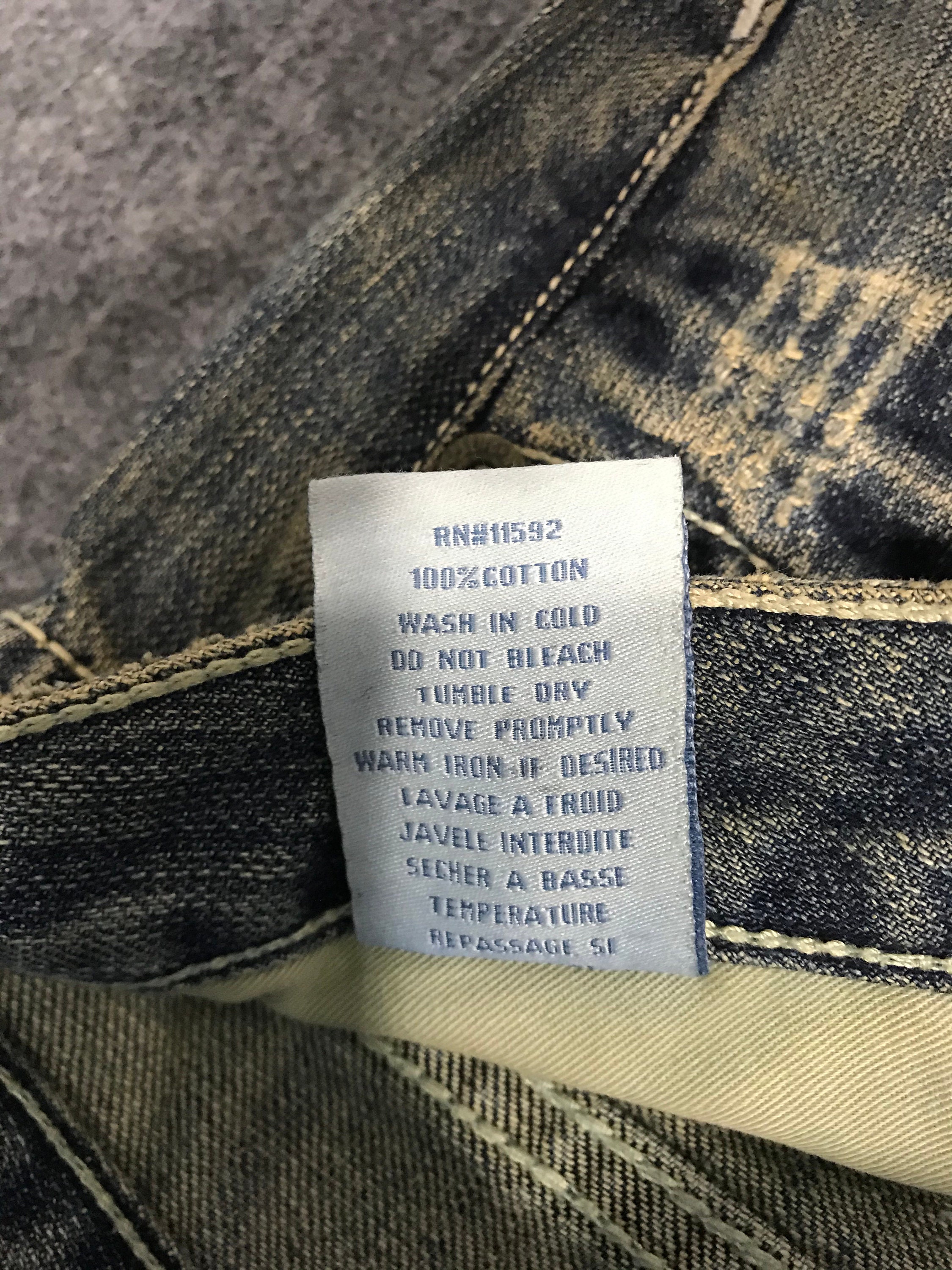 Vintage Robin Robin's Jeans California Distressed Spike Art