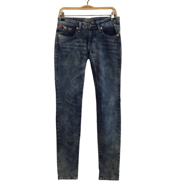 Vintage Robin's Jeans Low Rider Indigo Cloud Denim Jeans
