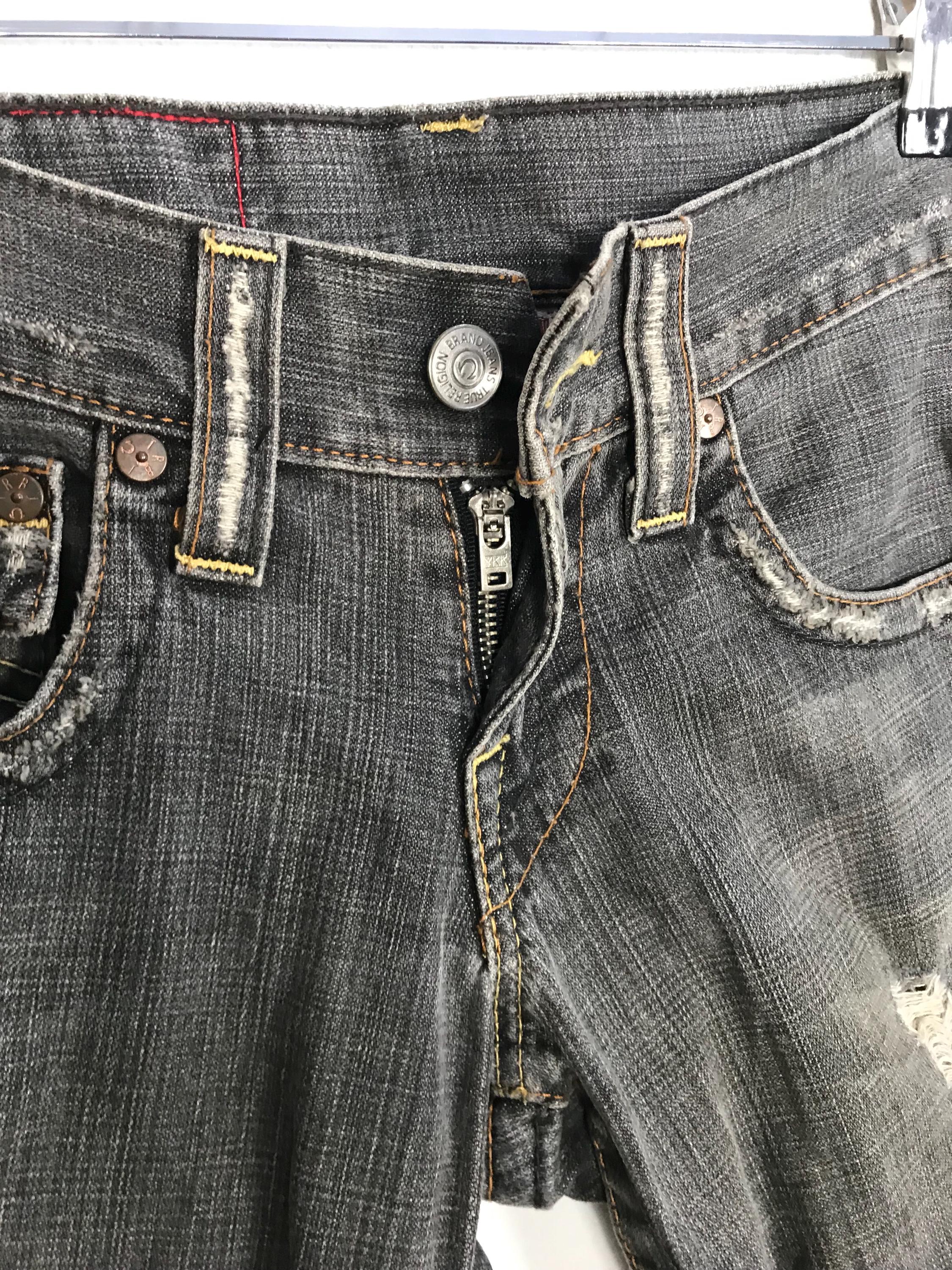 Vintage Tear True Religion Section 803 Flap Pocket Design Zipper