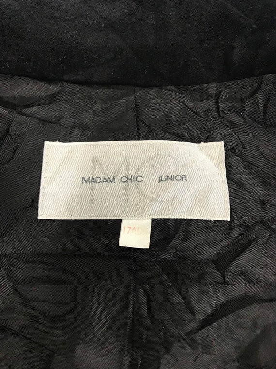 Vintage Madam Chic Junior Nova Plaid Check Jacket… - image 5