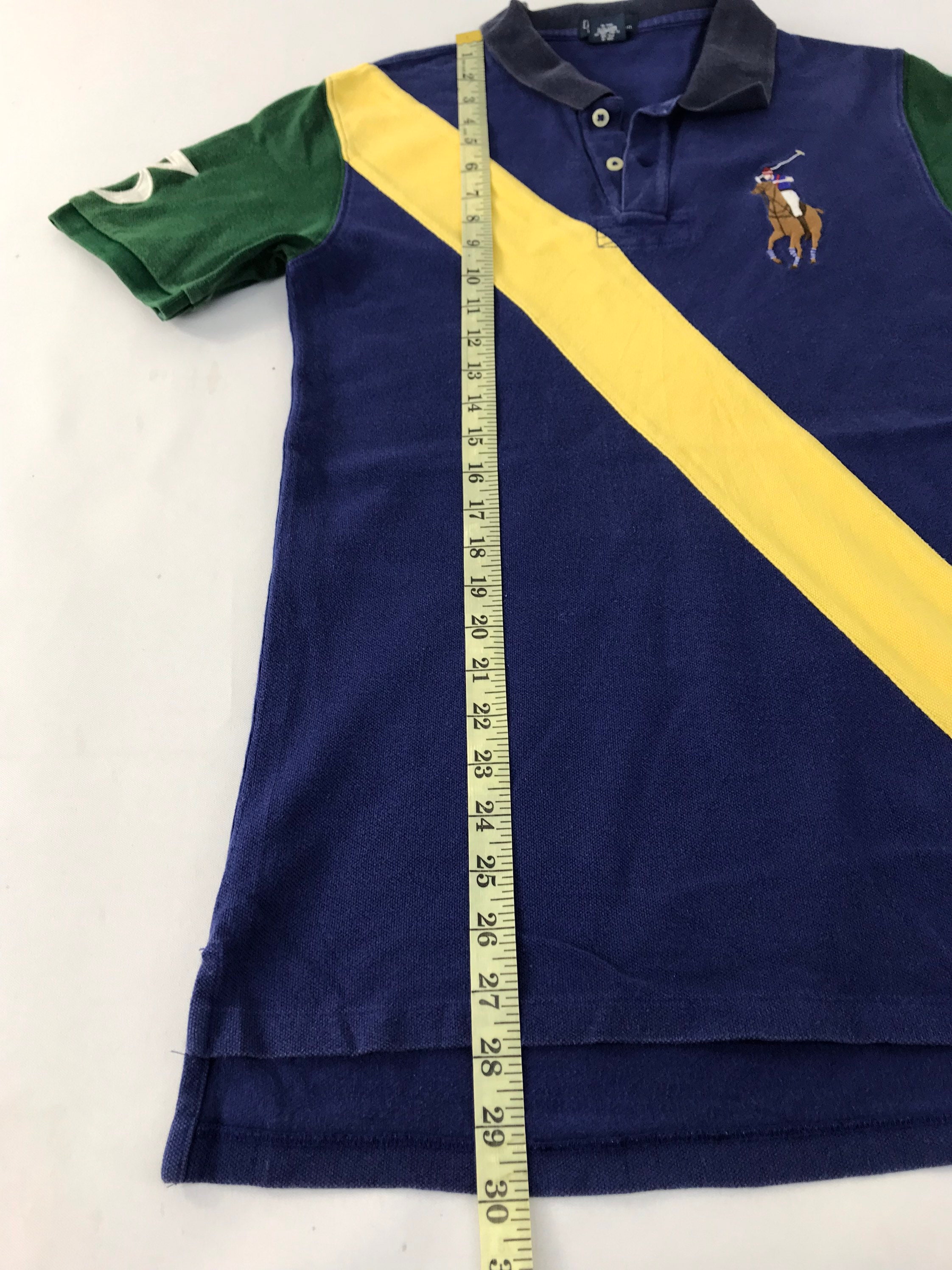 Vintage Polo Ralph Lauren #3 Embroidery Logo Big Pony Tee T-shirt Polo ...