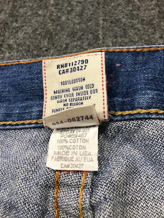 Vintage True Religion Joey Usa Flaps Pocket Design Zipper Indigo