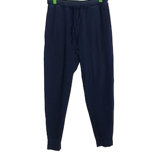 Vintage Polo Ralph Lauren Tracksuit Jogger Pant Waffle Design Fits Size 26-28 Stretchable Sportswear Streetwear Inspired Designer Brand E482