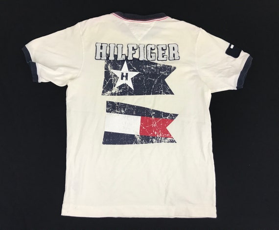 Vintage Tommy Hilfiger Printed Big Logo Spell Out… - image 1