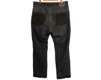 Vintage Xlarge X-Large Streetwear Skate Merk Ruwe Denim Jeans Broek Hype Street Fashion Unisex Past Maat Taille 34 35 36 Y583J