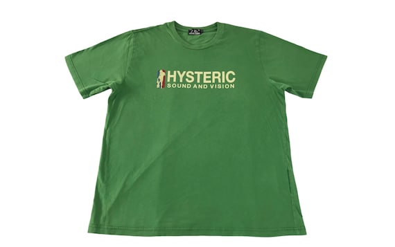 Vintage Japanese Brand Hysteric Glamour Sound and Vision Printed 