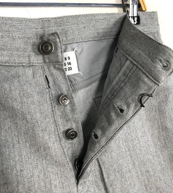 MaisonMartinMargiela⑭ Regularデニム 46 Vintage Maison Martin Margiela 14 Made in Italy Grey Denim