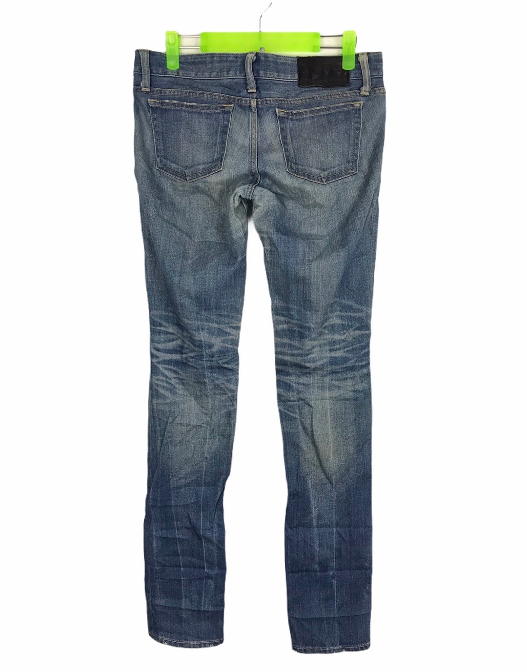 Vintage Distressed Indigo Denim Jeans Mousy Finest Japanese Denim