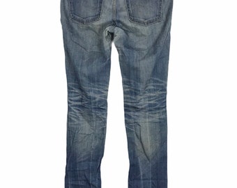 Vintage noodlijdende indigo denim jeans Mousy fijnste Japanse denim past maat 30 31 geïnspireerd luxe designer streetwear merk i810