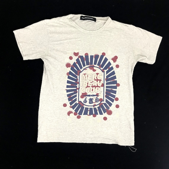 Vintage Issey Miyake Mercibeaucoup Big Logo Japanese Brand Tee T