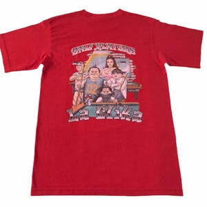 Vintage 90s Homies La Clika Big Screen Snooker Printed Tee T-shirt Inspired Designer Unisex Wear Streetwear Fits M YA145j