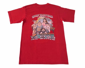 Vintage 90s Homies La Clika Big Screen Snooker Printed Tee T-shirt Inspired Designer Unisex Wear Streetwear Fits M YA145j