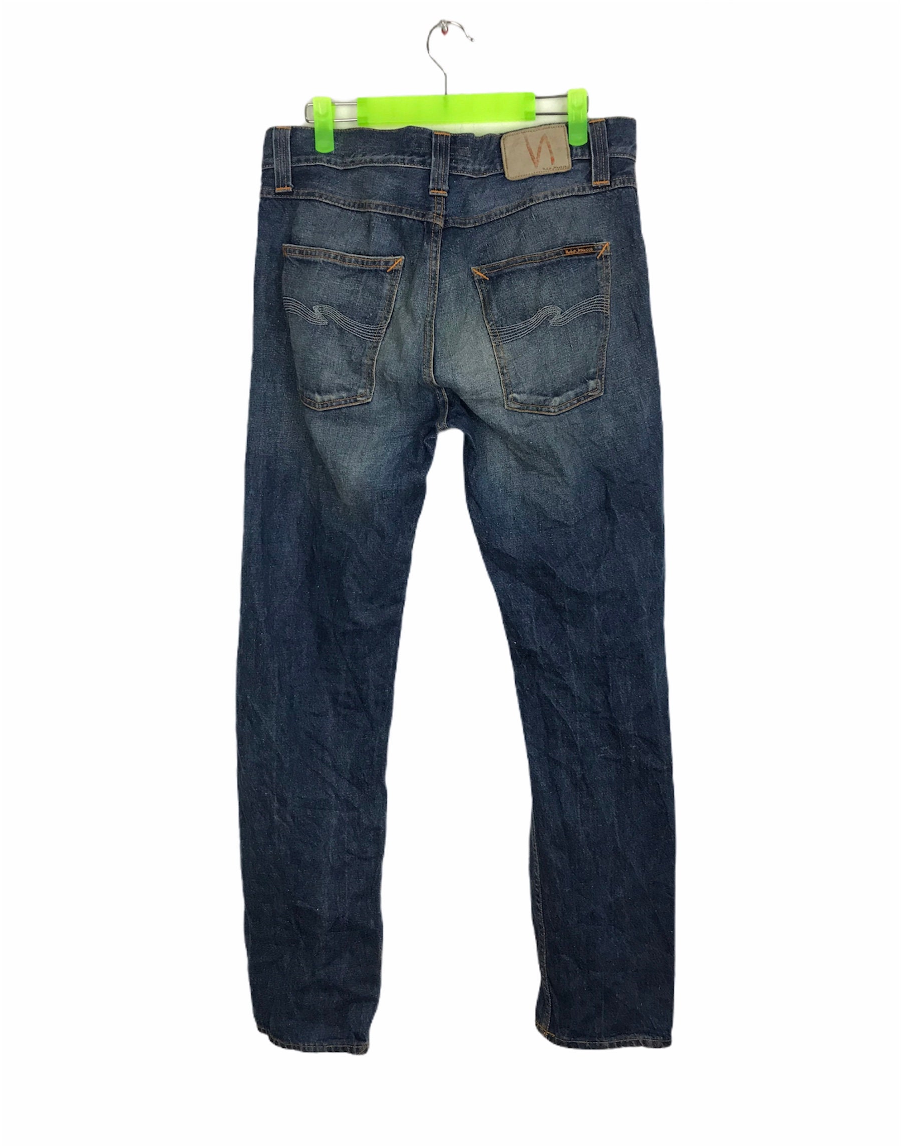 パンツ nudie jeans coating denim Vintage Nudie Jeans Made in Italy Buttonfly Straight Cuts