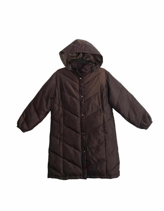 Hooded padded double zip up parka coat hot sale