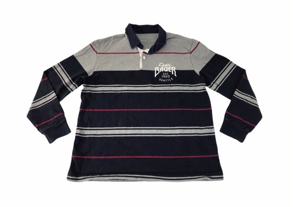 Vintage Japanese Brand Eddie Bauer Polo Tee T-shi… - image 1