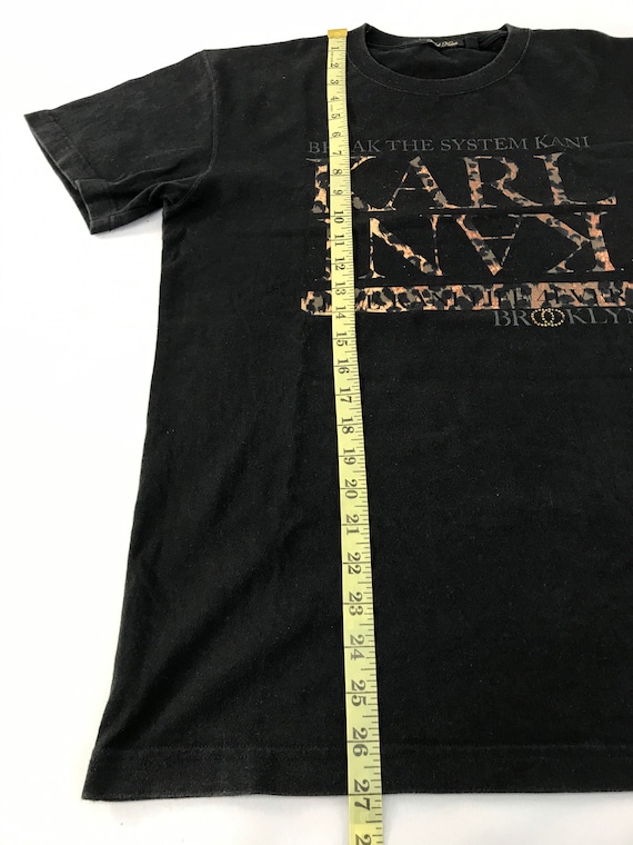 Vintage Style Karl Kani Brooklyn Cheetah Printed Design Tee T