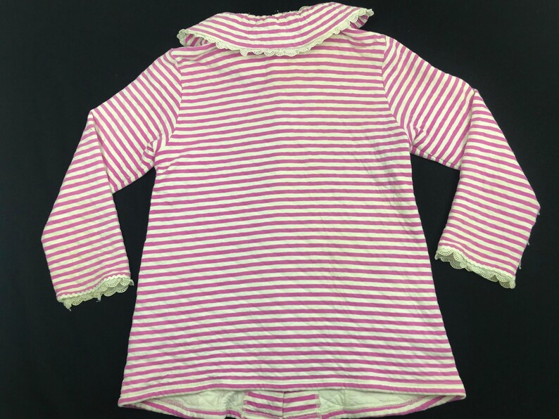 Vintage Tsumori Chisato Issey Miyake Sleepwear Padded Button Down Striped Shirt Robes Pajama Style Wear Modern Classic Fits S i040 image 2