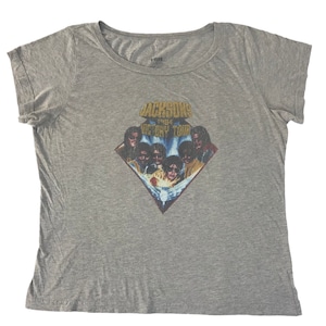 Vintage Jacksons Michael Jackson Victory Tour 1984 Classic Concert Tee T-shirt Inspired Designer Streetwear Girl Youth Wear Fits L YA285J
