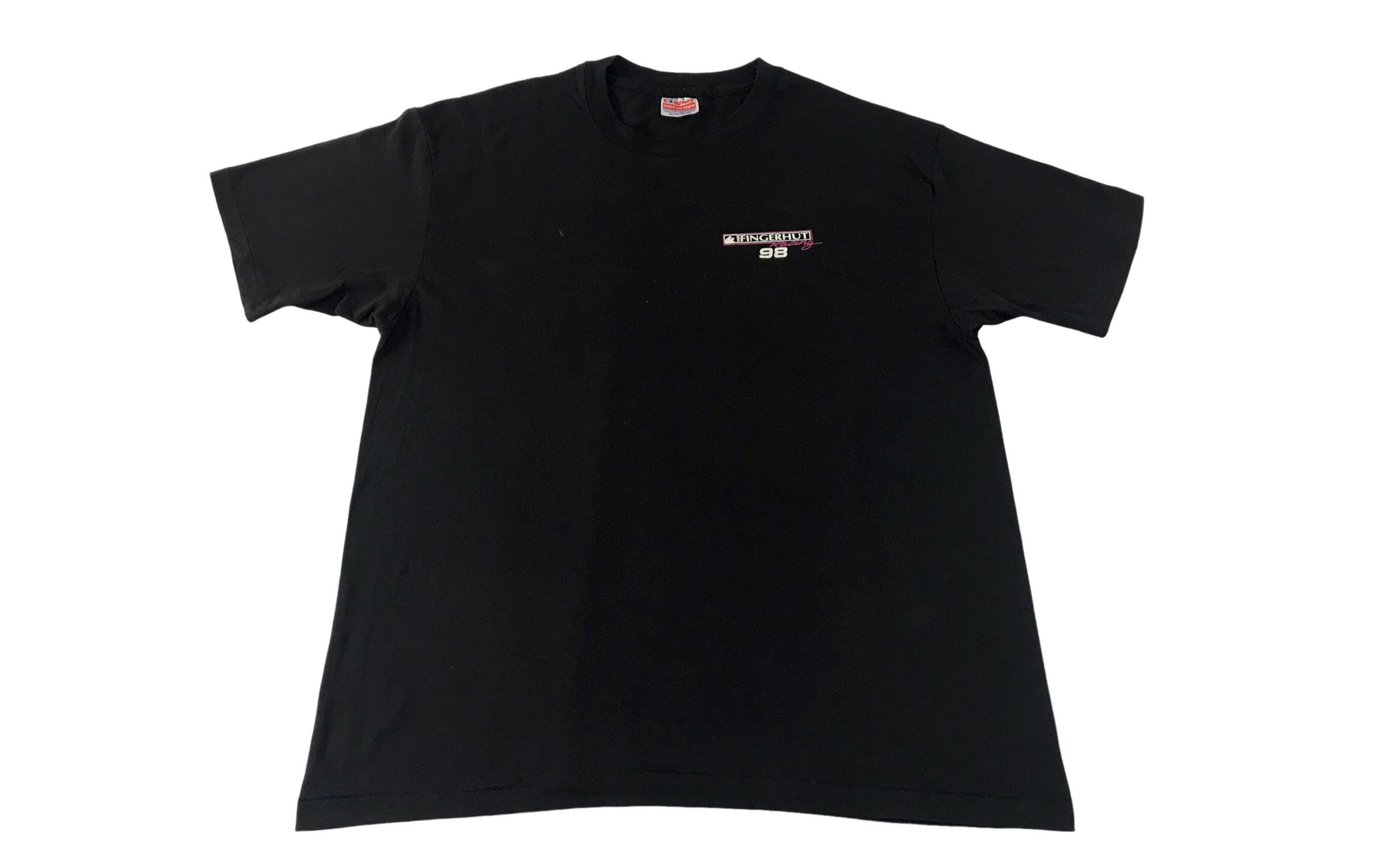 Vintage 90s Fingerhut Racing 98 Printed Tee T-shirt Designer 