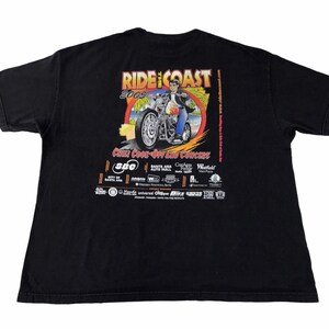 Vintage Die Fahrt Küste 2005 Chili Kochen Und Konzert Gedruckt T-Shirt inspiriert Designer Unisex Wear Streetwear passt Größe XXL K1094