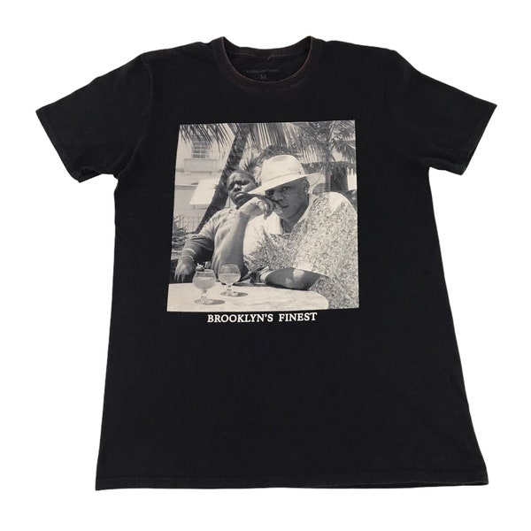Jay-Z Notorious Big B.I.G Biggie Reasonable Doubt Brooklyn's Finest Tee T-shirt Unisex Wear Streetwear Fits Size M Y762j