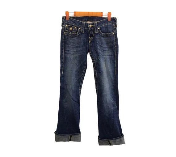 True Religion ストレートデニム 29/33 Vintage True Religion Japan Made in Usa Denim Jeans Bootcut Design
