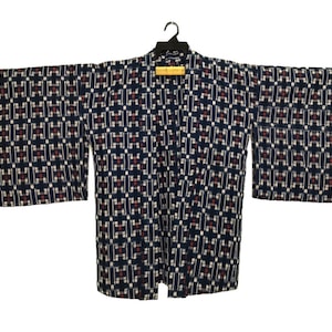 Mega Sale!!! Vintage Noragi Kimono Haori Hanten Jinbei Japanese   Cardigan Happi Jacket B564 Pattern