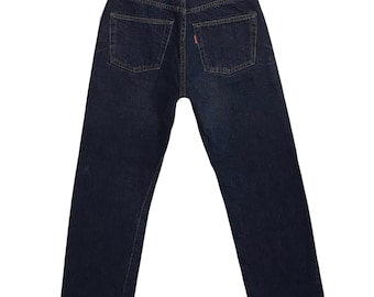 Rare Denime Orizzonti Selvedge Denim Jeans Japanese Brand Dark Blue Indigo Straight Size 26 27 Streetwear Brand E214