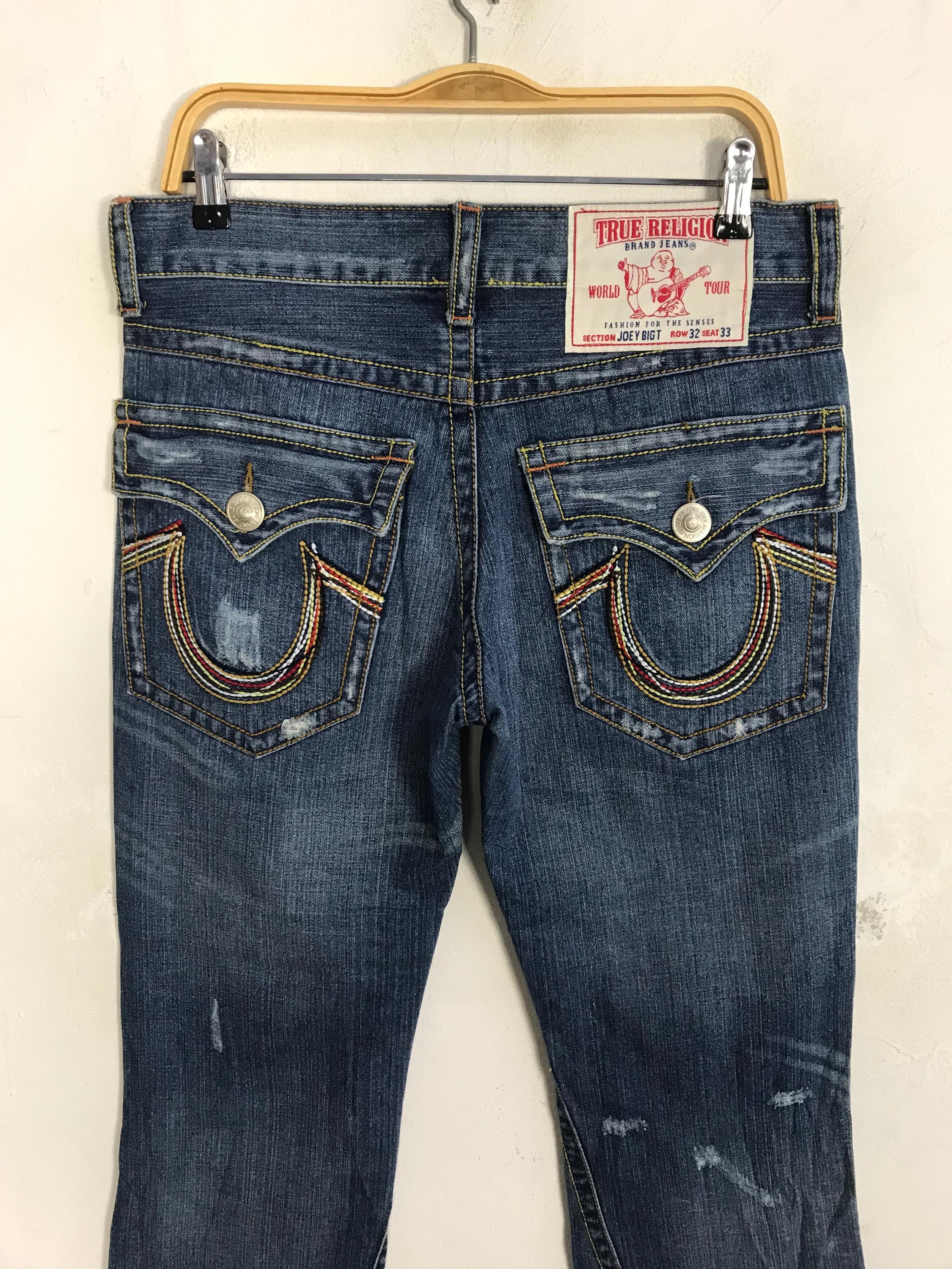 Vintage True Religion Joey Big T Usa Flaps Pocket Design Zipper