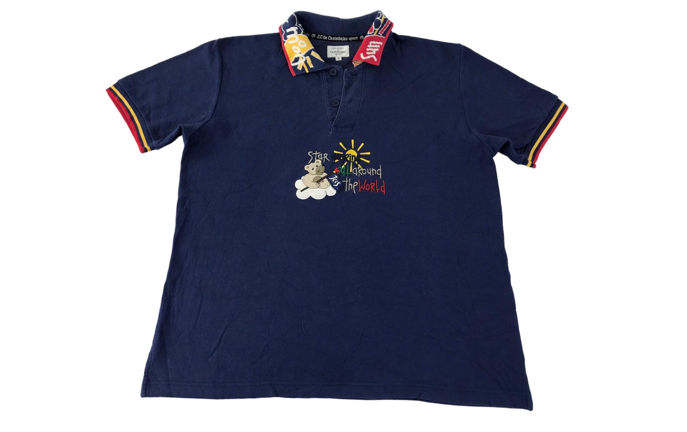 Vintage 90s Jean Charles De Castelbajac Earth Care Sport Bear Art