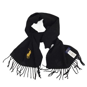 Polo Ralph Lauren Big Pony Logo Made in Italy Wool Scarf Muffler  display picture 1