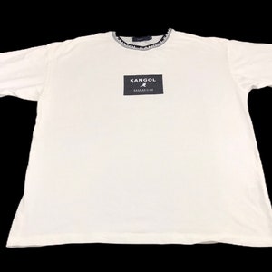Kangol Born British X Rage Blue Japanese Brand Box Logo Tee T-shirt inspirowany projektantem odzieży ulicznej Pasuje do L XL Unisex i114