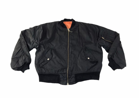 80s ヴィンテージ スーベニアジャケット MA-1 フライトジャケット 刺繍 スーベニアジャケット 80s ヴィンテージ USS スーベニア