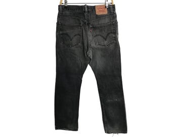 Levi Strauss & Co. Lot S702 デニム W34 L36 Vintage Levi's Lot S702 Buckle Back Selvedge Made in Usa Straight