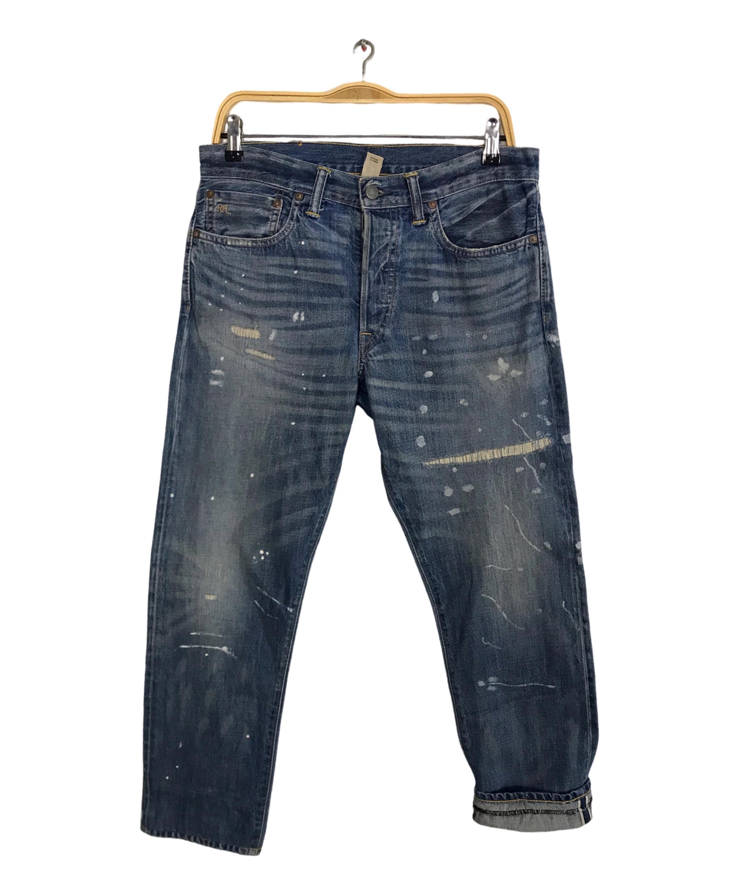 [Rare] RRL “XX model type\" denim pants Ralph Lauren RRL Vintage 5 Pocket Blanket Lined Rigid 13.5 oz
