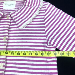 Vintage Tsumori Chisato Issey Miyake Sleepwear Padded Button Down Striped Shirt Robes Pajama Style Wear Modern Classic Fits S i040 image 8