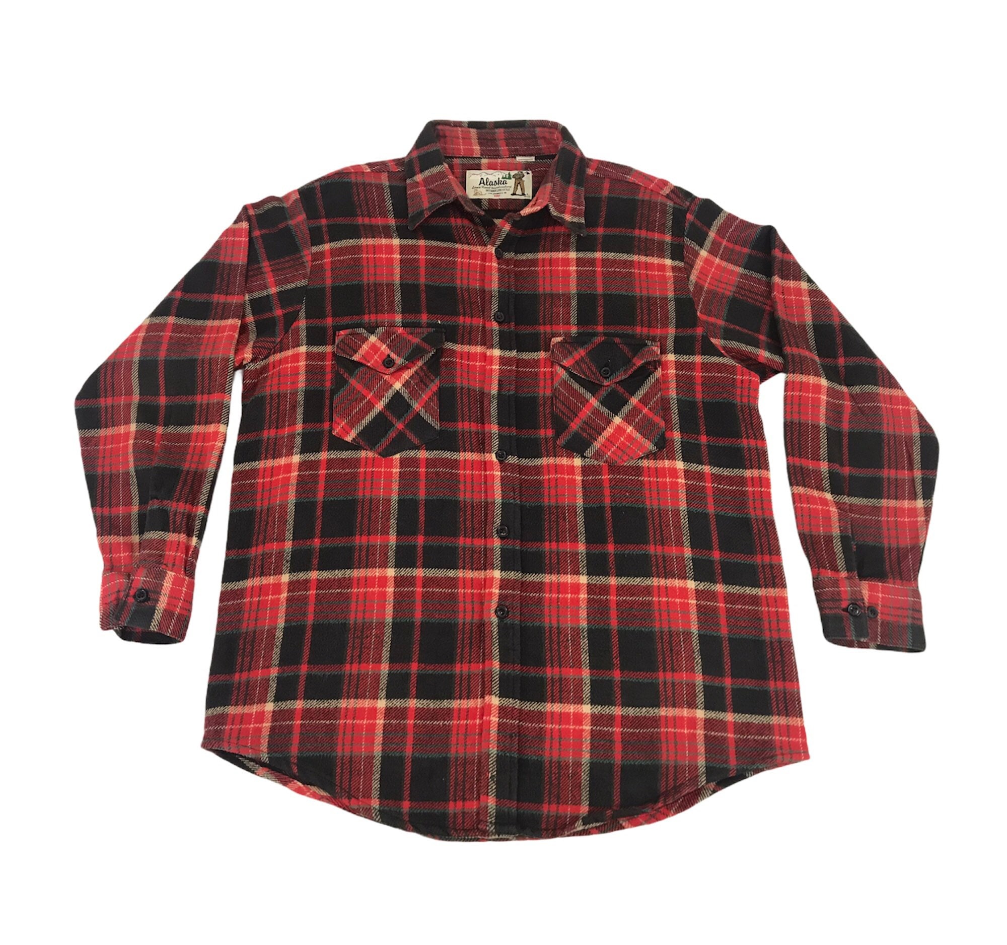 1994-96s Levi’s OUTDOOR ALASKA SHIRTS Vintage Levi's Strauss Made in Portugal Alaska Outdoor Life Thick