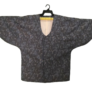 Vintage Noragi Kimono Hanten Jinbei Japanese  Haori  Cardigan Happi Jacket  Pattern B488