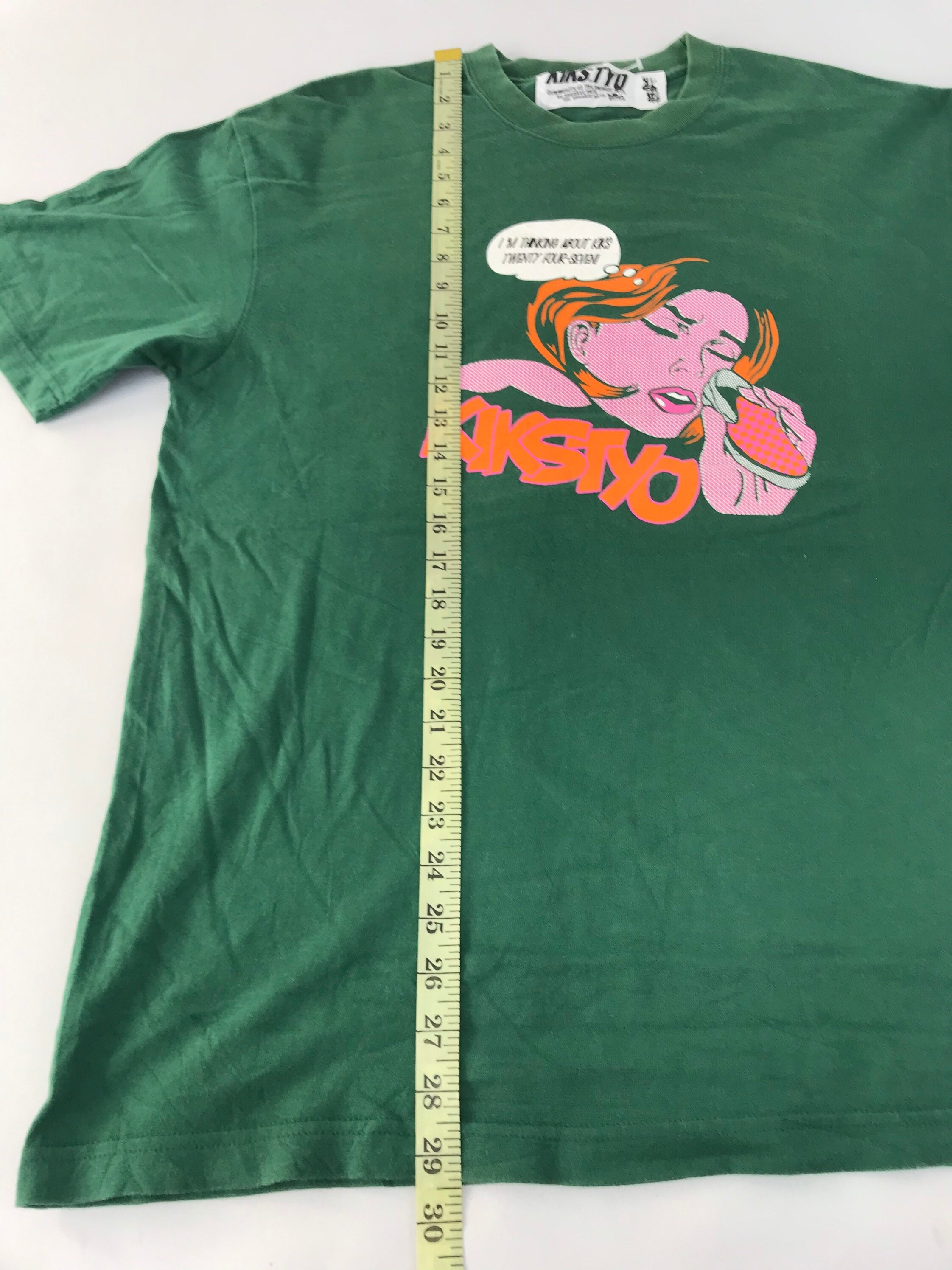 Vintage Japanese Brand Kiks Tyo 24/7 Sneaker Culture Comic Style