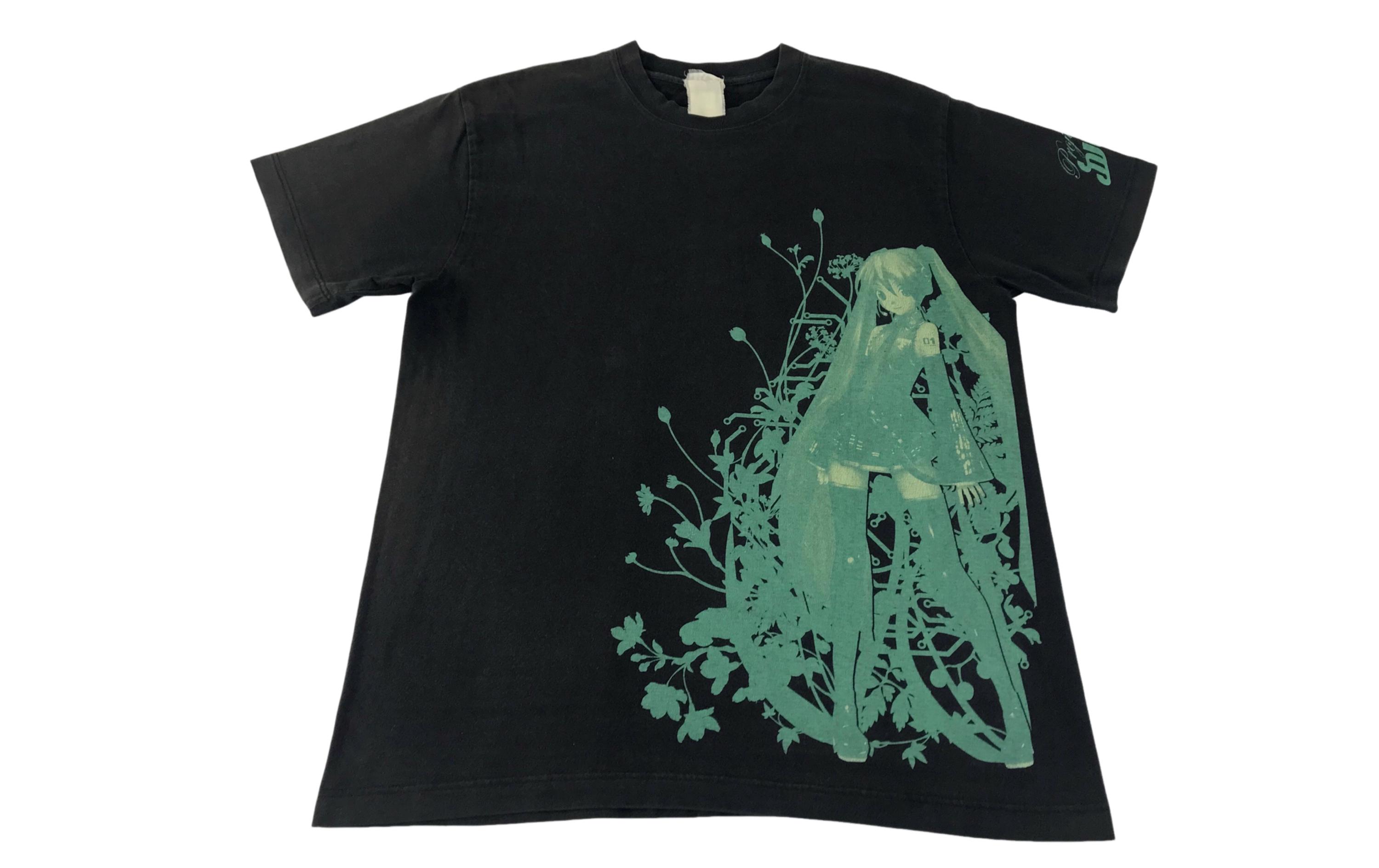 Vintage Style Hatsune Miku Project DIVA CV01 Anime Graphic Tee T