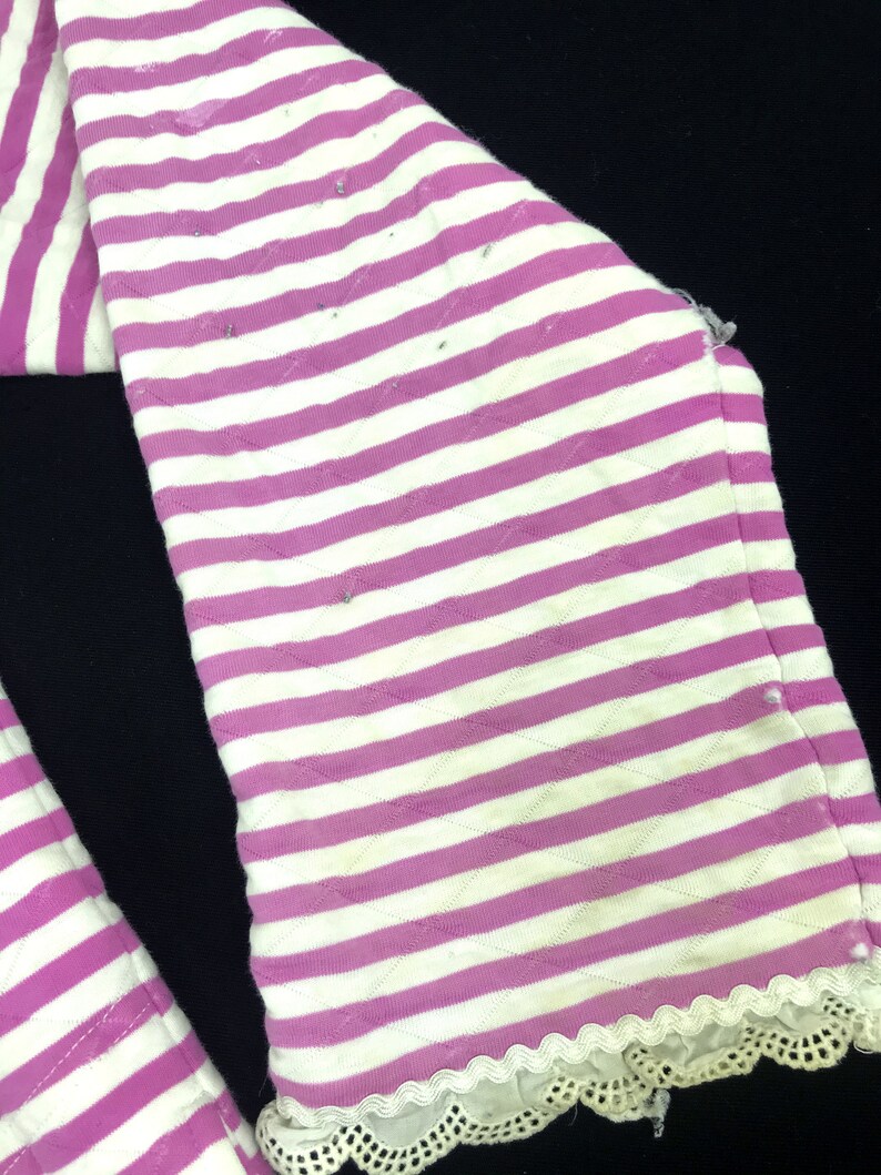 Vintage Tsumori Chisato Issey Miyake Sleepwear Padded Button Down Striped Shirt Robes Pajama Style Wear Modern Classic Fits S i040 image 6