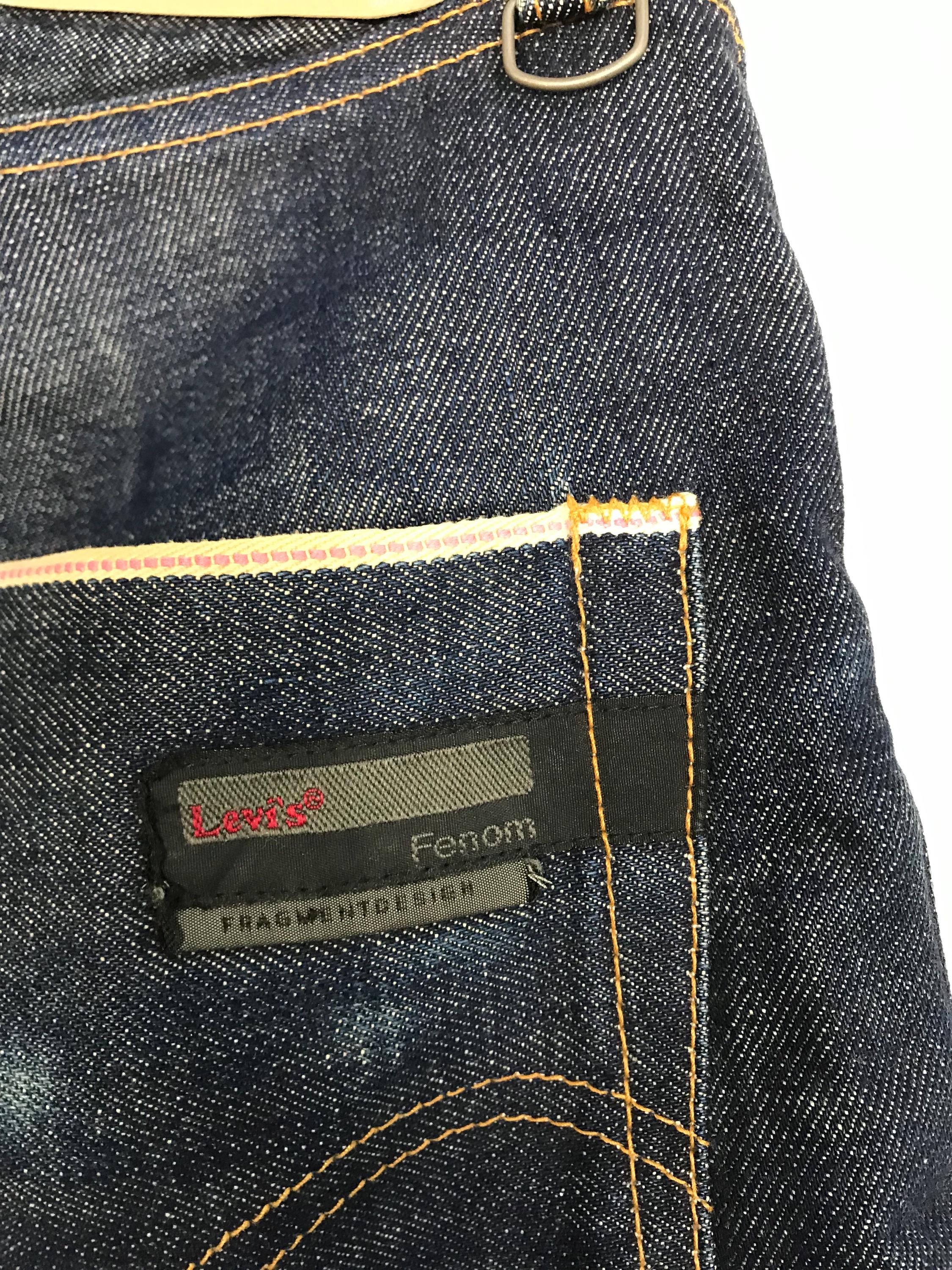 Vintage Fragment Design X Levi's Strauss 505 Fenom Zipper Indigo