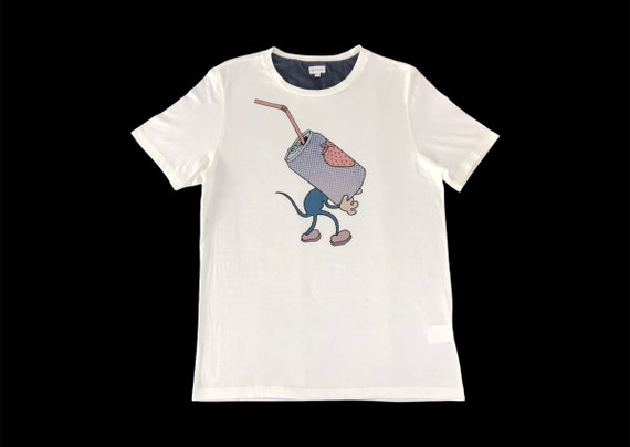 トップス Paul Smith Drawn by paul M Paul Smith Skull Sketch Print T-Shirt - Black M2R-220X-PP5119