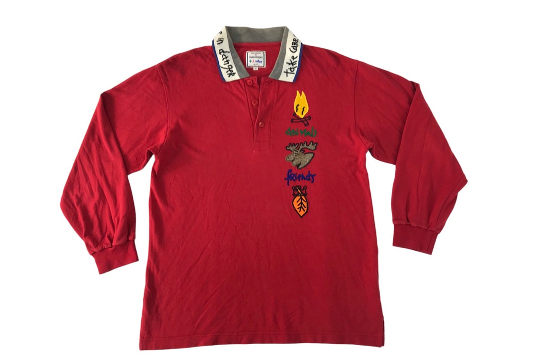 Vintage Jean Charles De Castelbajac Nature Sport Embroidery Logo