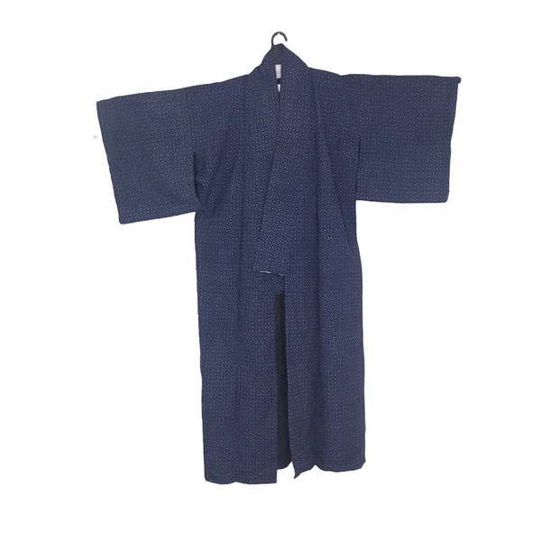 Mega vendita!!! Kimono vintage Noragi Hanten Jinbei giapponese Haori Tomesode Cardigan Happi giacca blu abito nero